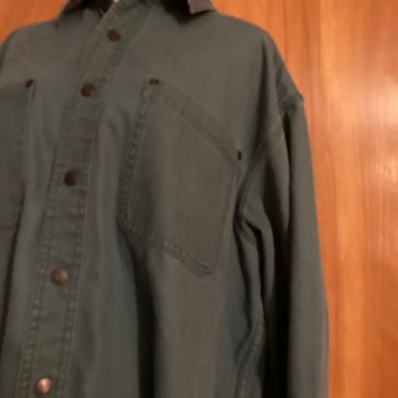 Mens LL Bean denim color jacket size large - Picture 2 of 5